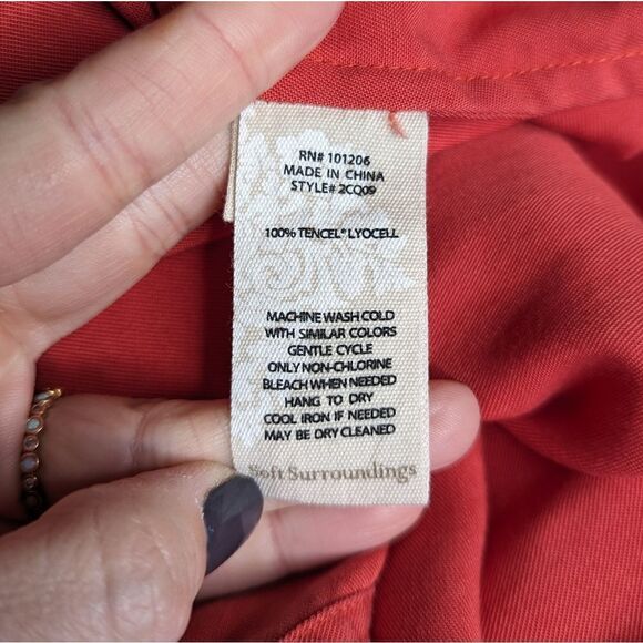 Soft Surroundings Weekender Embroidered Shirt Dress - Picture 7 of 10